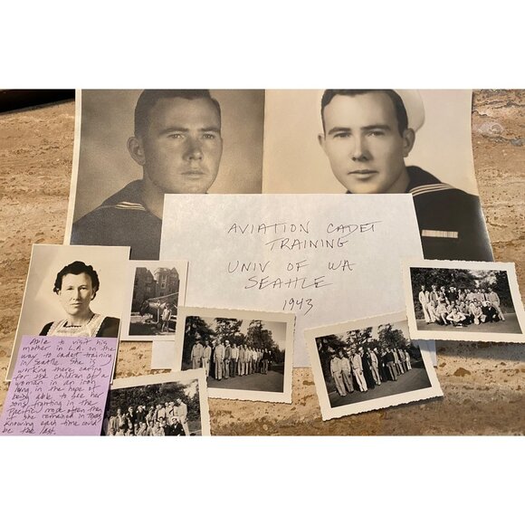 Vintage 1943 Aviation Cadet Training Seattle Photo Collection - Picture 1 of 7